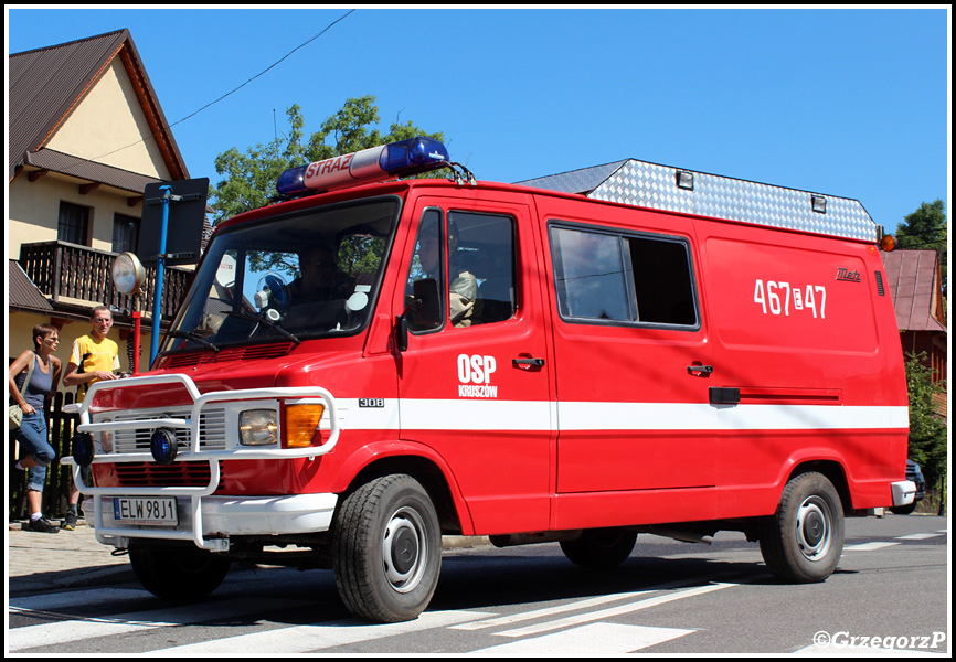 467[E]47 - GLM Mercedes Benz 308/Metz - OSP KruszÃ³w