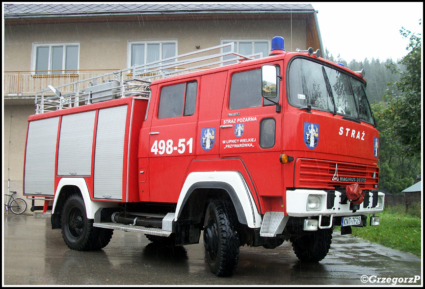 498[K]51 - GBA 2,4/16 Magirus Deutz 192D11 - OSP Lipnica Wielka "Przywarówka"