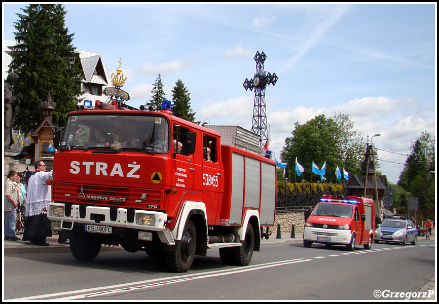 538[K]55 - GBA 2,5/16 Magirus Deutz 170D11 - OSP Skawica Sucha Góra