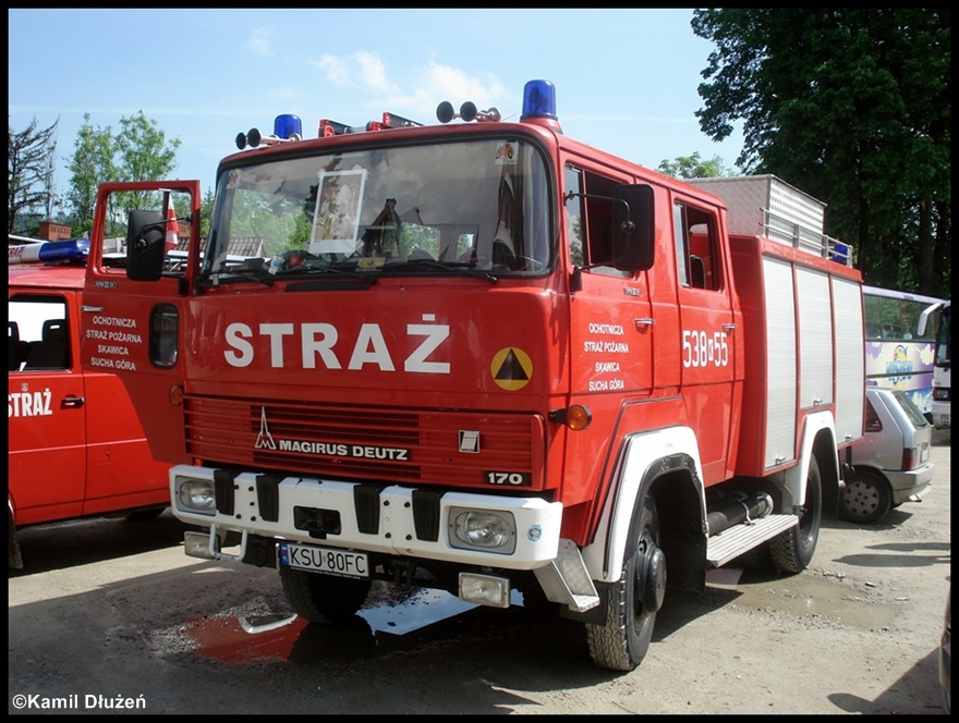 538[K]55 - GBA 2,5/16 Magirus Deutz 170D11 - OSP Skawica-Sucha Góra