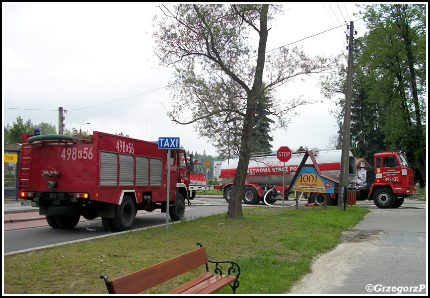 29.05.2010 - Rabka, ul. Kościuszki - Pożar pustostanu