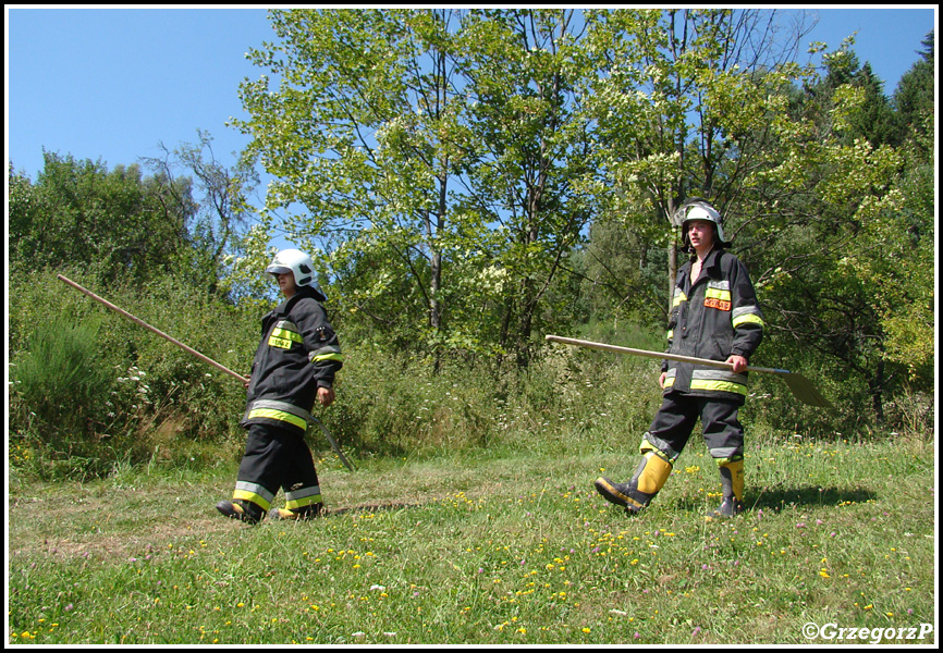 6.08.2013 - Ponice - PoÅ¼ar lasu