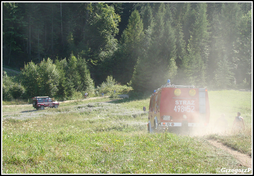 6.08.2013 - Ponice - Pożar lasu