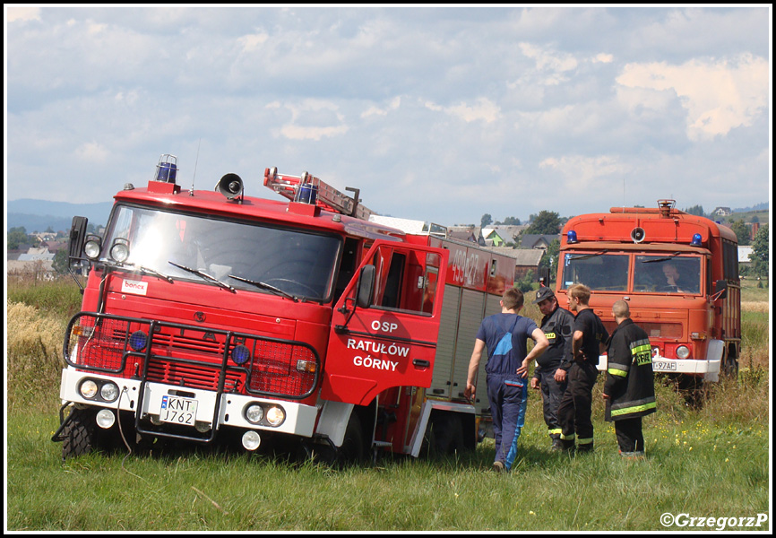 13.08.2013 - Piekielnik, Baligówka - Pożar torfowiska