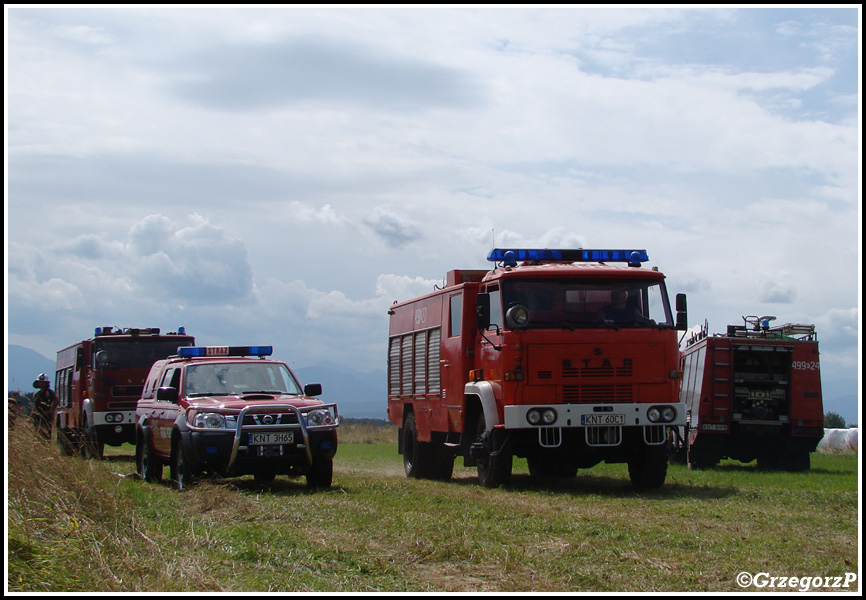 13.08.2013 - Piekielnik, Baligówka - Pożar torfowiska