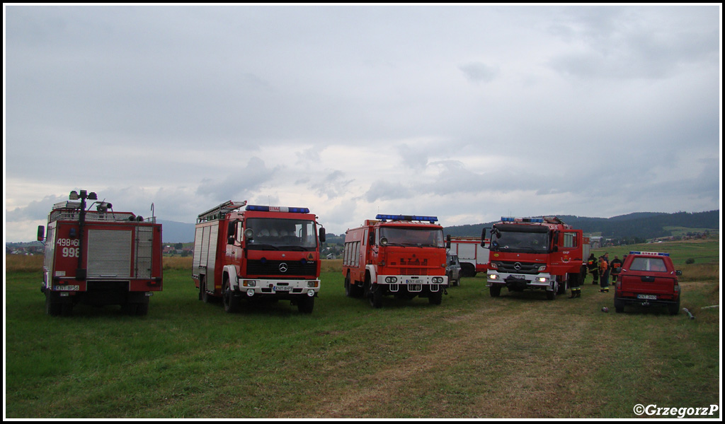 13.08.2013 - Piekielnik, BaligÃ³wka - PoÅ¼ar torfowiska