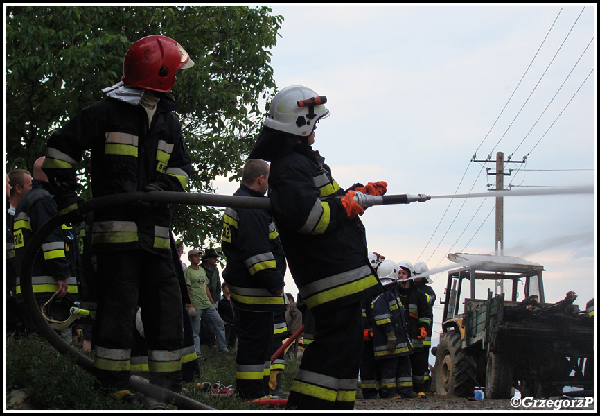 11.07.2012 - Spytkowice - Pożar stodoły