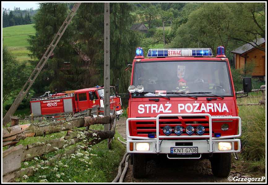 11.07.2012 - Spytkowice - PoÅ¼ar stodoÅ‚y
