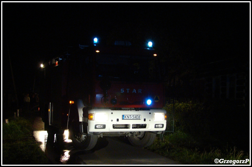 6.09.2009 - Skawa - PoÅ¼ar stodoÅ‚y