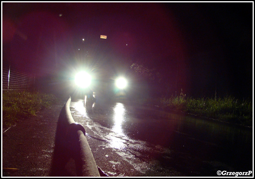 6.09.2009 - Skawa - PoÅ¼ar stodoÅ‚y