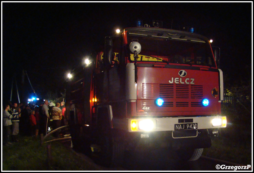 6.09.2009 - Skawa - PoÅ¼ar stodoÅ‚y