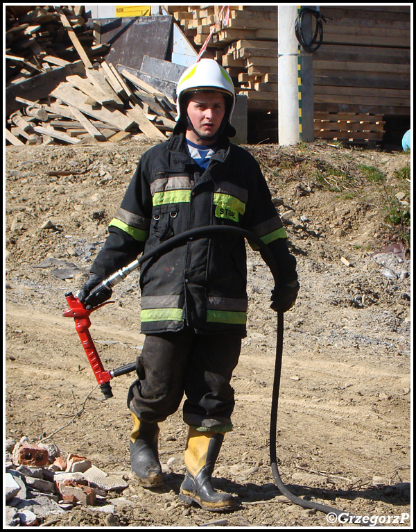 13.03.2014 - Skomielna BiaÅ‚a - PoÅ¼ar suchej trawy