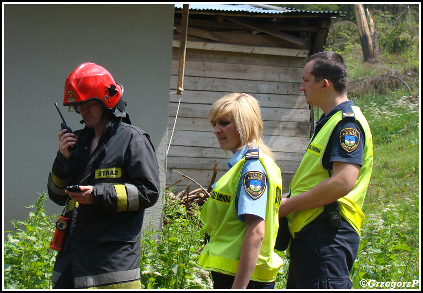 10.06.2014 - Zakopane, Do Małej Łąki - Pożar poszycia leśnego