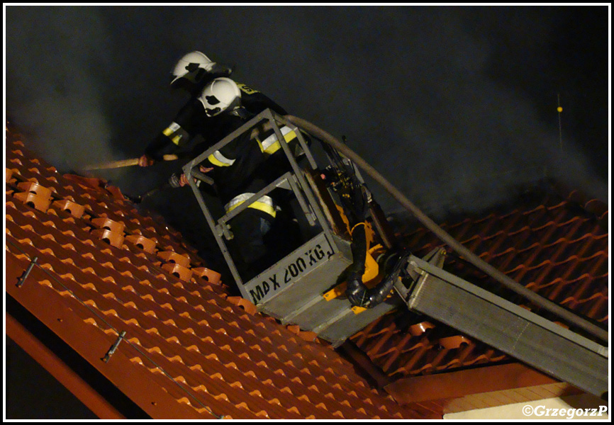 28.05.2013 - Podwilk - PoÅ¼ar stolarni