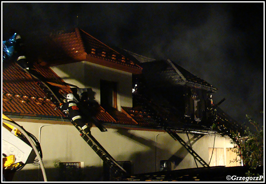 28.05.2013 - Podwilk - PoÅ¼ar stolarni