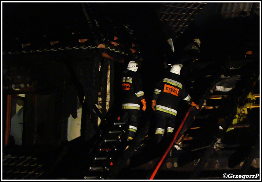 28.05.2013 - Podwilk - PoÅ¼ar stolarni