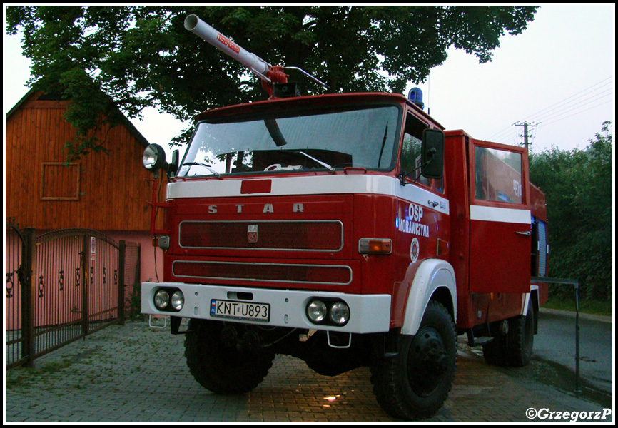 8.07.2012 - Klikuszowa - Pożar zabudowań gospodarczych