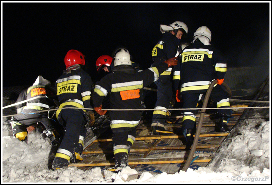 5.12.2010 - Skawa - PoÅ¼ar stolarni
