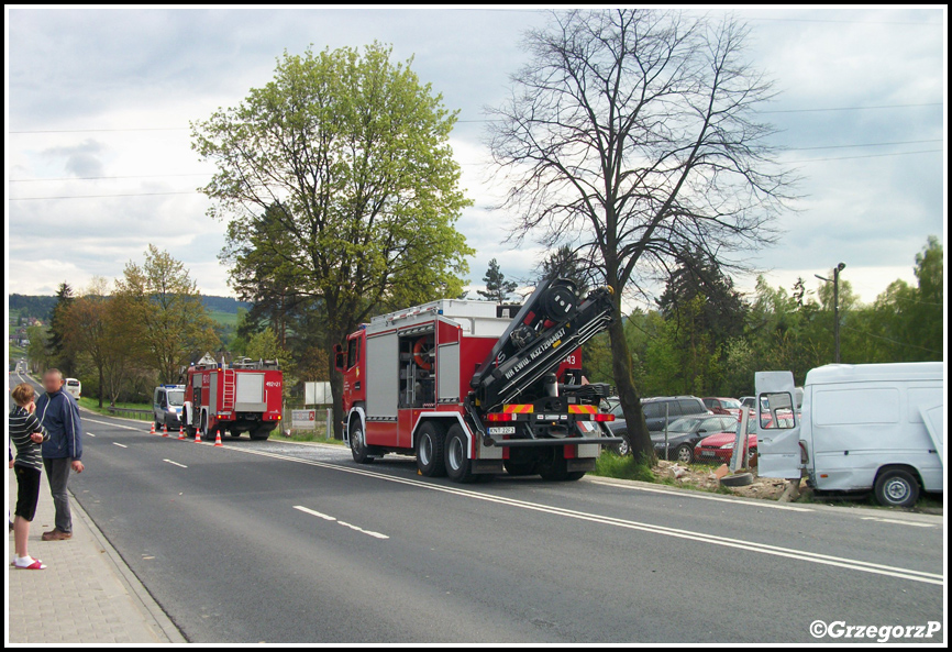 10.05.2010 - Rabka - Wypadek na "Zakopiance"