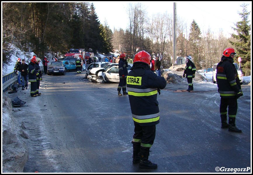 4.03.2012 - StasikÃ³wka, DW 961 - wypadek samochodowy