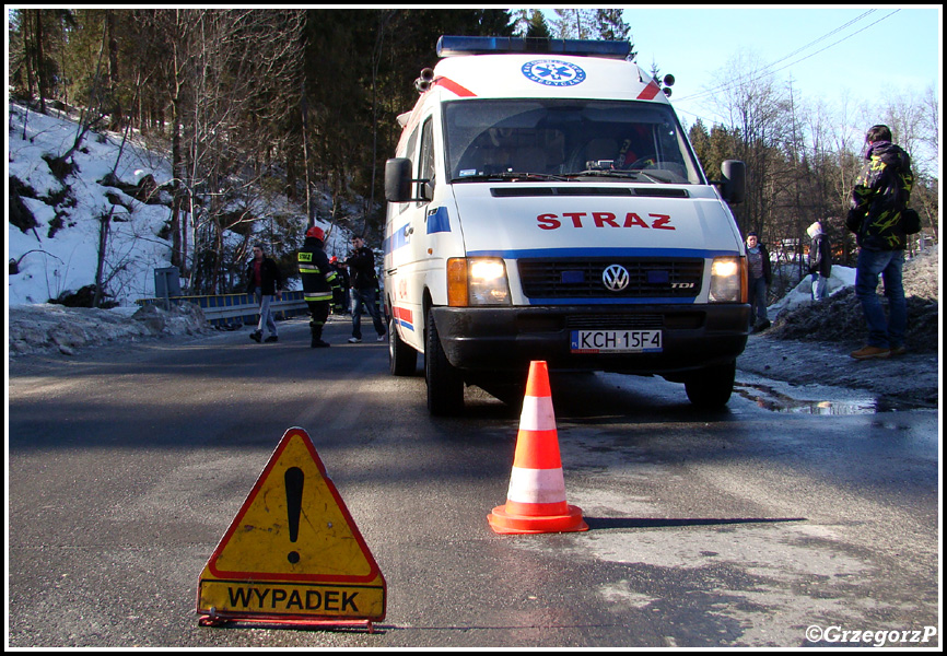 4.03.2012 - Stasikówka, DW 961 - wypadek samochodowy