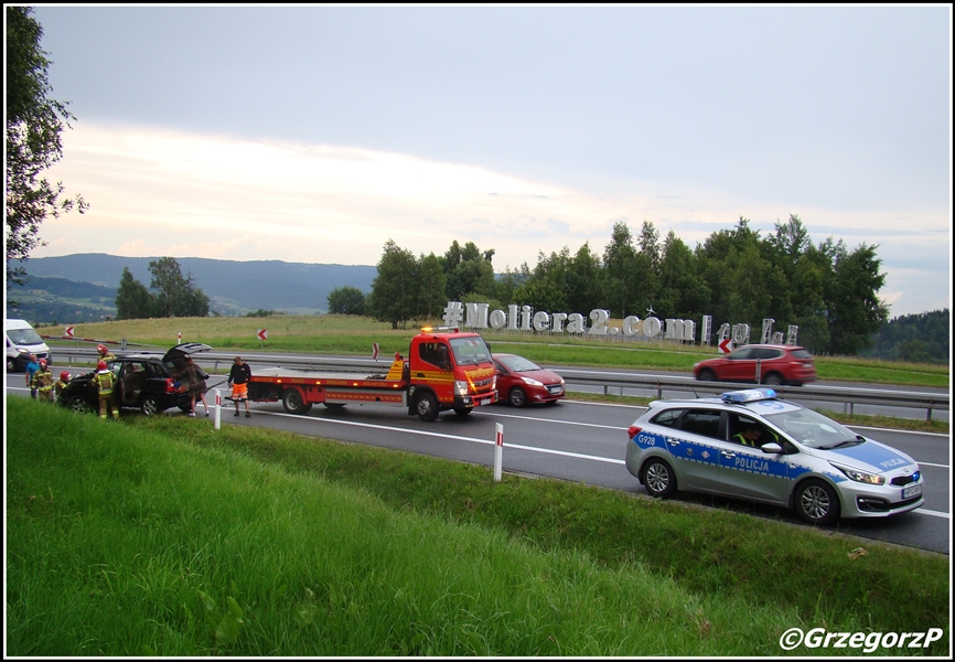 24.07.2020 - ChabÃ³wka, DK 47 - Zdarzenie drogowe