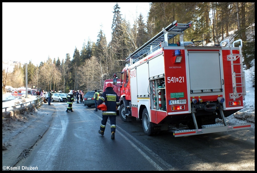 4.03.2012 - StasikÃ³wka, DW 961 - wypadek samochodowy
