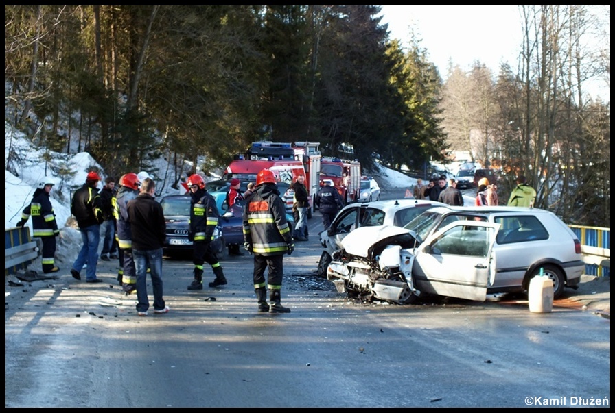 4.03.2012 - Stasikówka, DW 961 - wypadek samochodowy