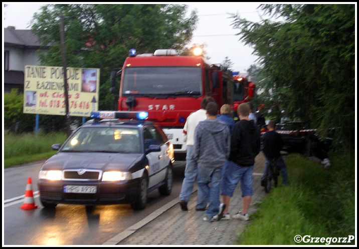 11.06.2009 - Rabka, ul. SÄ…decka - Wypadek