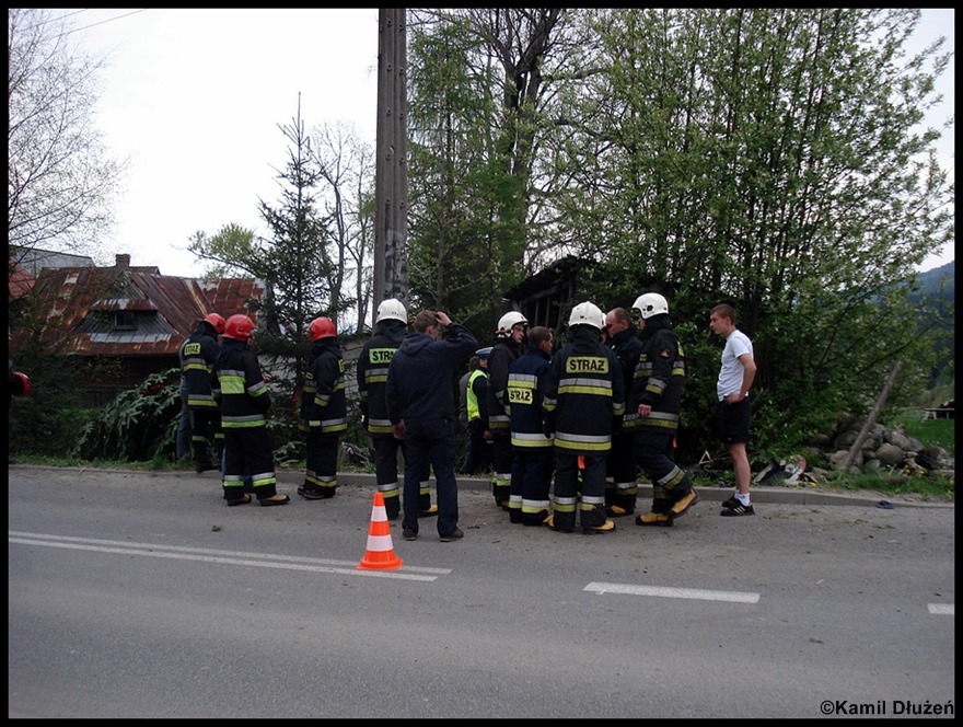 14.05.2011 - KoÅ›cielisko - Wypadek samochodowy