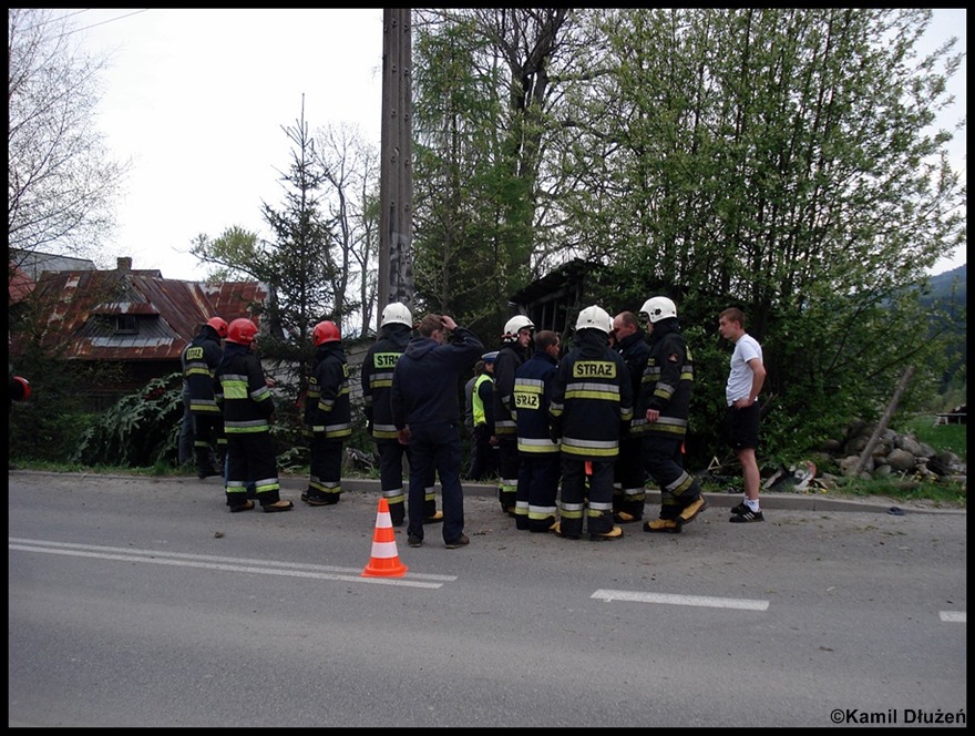 14.05.2011 - Kościelisko - Wypadek samochodowy