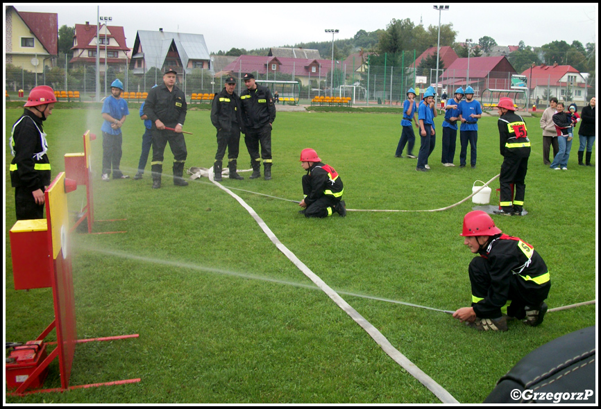 Gminne zawody sportowo- poÅ¼arnicze - JabÅ‚onka 2010