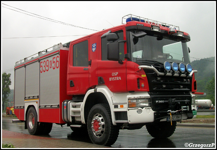539[K]56 - GCBA 5/32 Scania P360/SzczÄ™Å›niak - OSP Bystra PodhalaÅ„ska