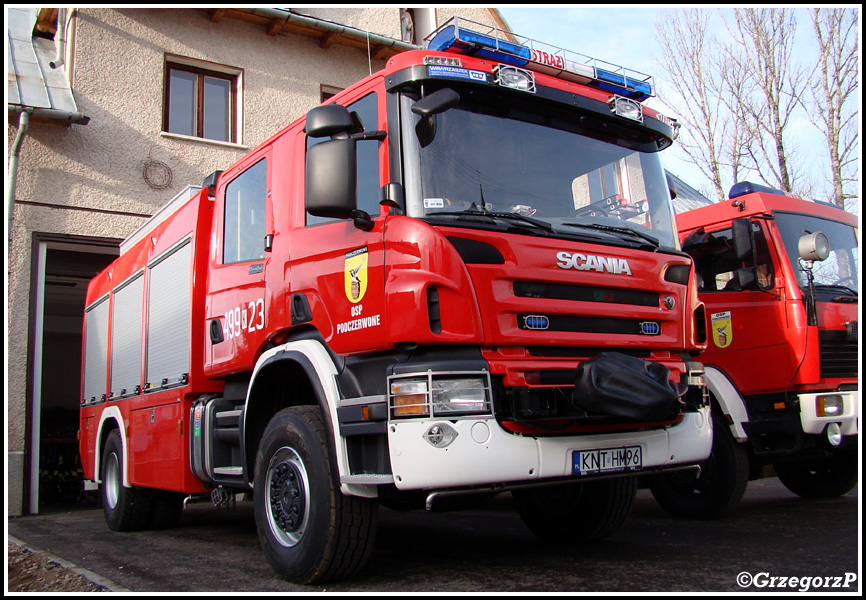 499[K]23 - GCBA 5/32 Scania P400/Wawrzaszek - OSP Podczerwone