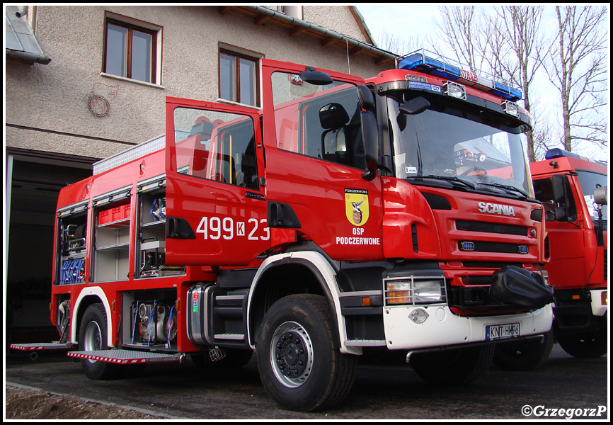 499[K]23 - GCBA 5/32 Scania P400/Wawrzaszek - OSP Podczerwone