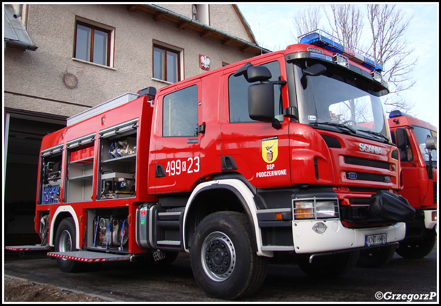 499[K]23 - GCBA 5/32 Scania P400/Wawrzaszek - OSP Podczerwone