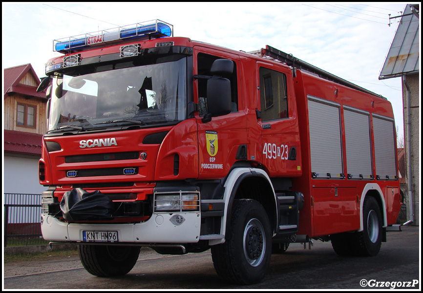 499[K]23 - GCBA 5/32 Scania P400/Wawrzaszek - OSP Podczerwone