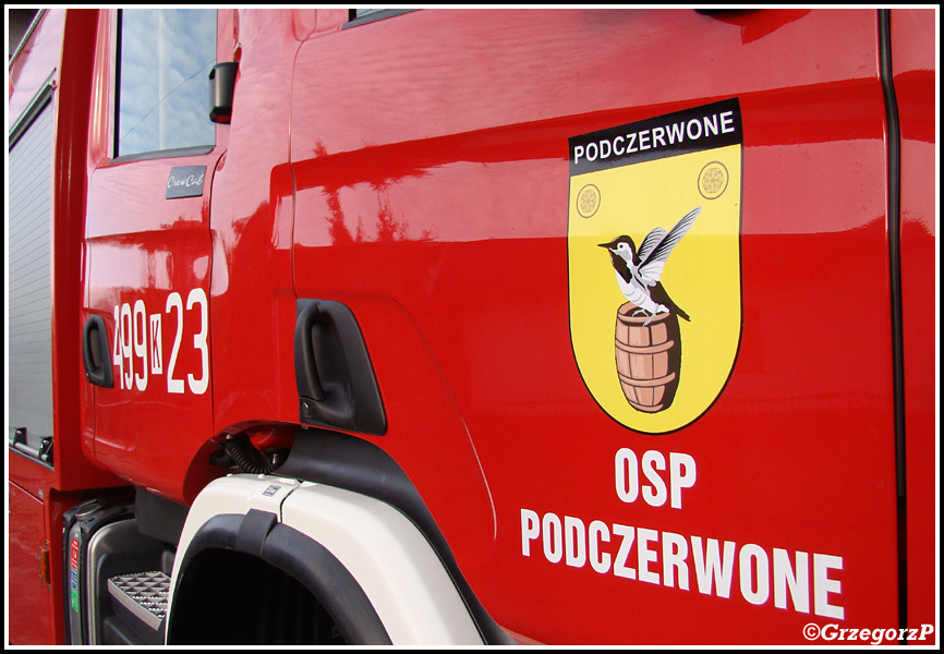 499[K]23 - GCBA 5/32 Scania P400/Wawrzaszek - OSP Podczerwone