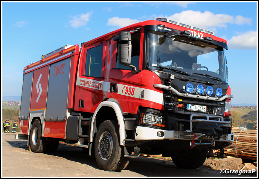 549[K]36 - GCBA 7,7/40 Scania P450/SzczÄ™Å›niak - OSP Dzianisz GÃ³rny
