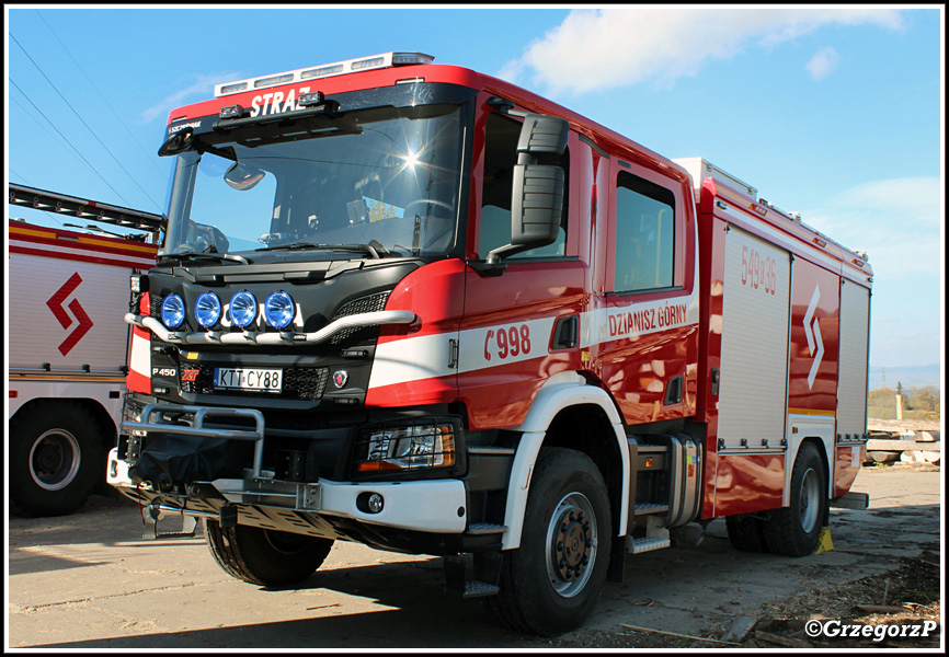 549[K]36 - GCBA 7,7/40 Scania P450/SzczÄ™Å›niak - OSP Dzianisz GÃ³rny