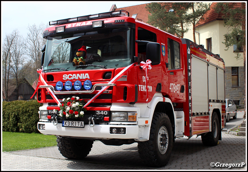 478[K]97 - GCBA 4/28 Scania 114C 340/Profis - OSP Tenczyn