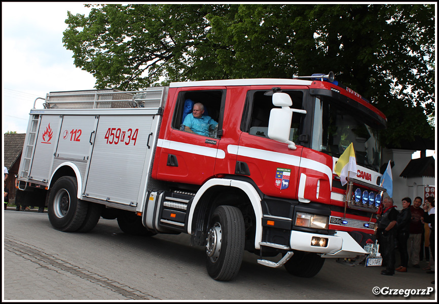 459[K]34 - GCBA 4/28 Scania 124G 420/Autokaross - OSP Mszana Dolna