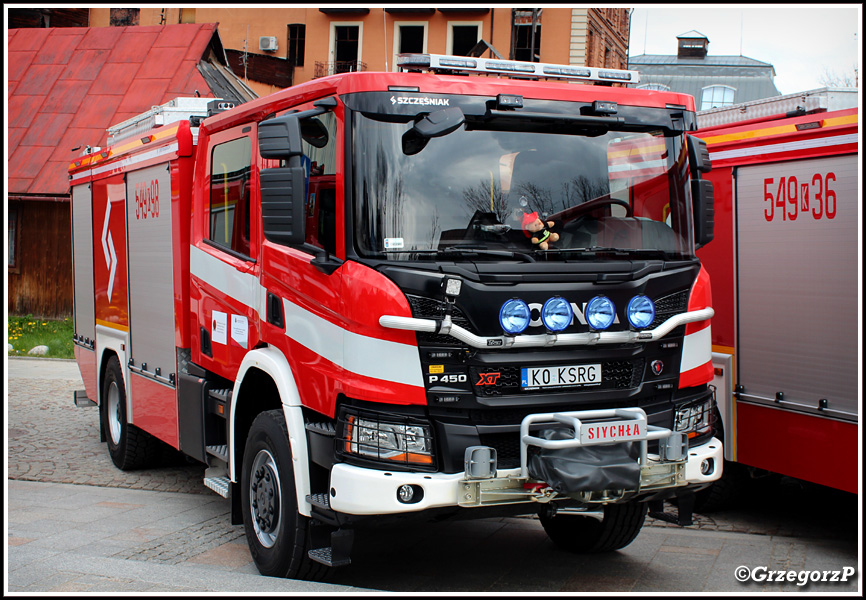 549[K]98 - GCBA 7,7/40 Scania P450/SzczÄ™Å›niak - OSP Murzasichle