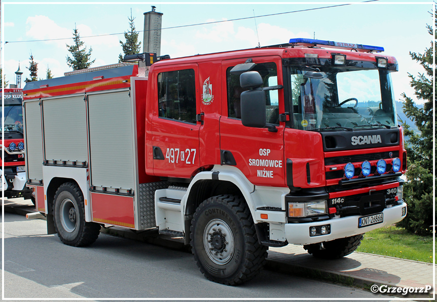 497[K]27 - GCBA 4/16 Scania 114C 340/Profis - OSP Sromowce Niżne