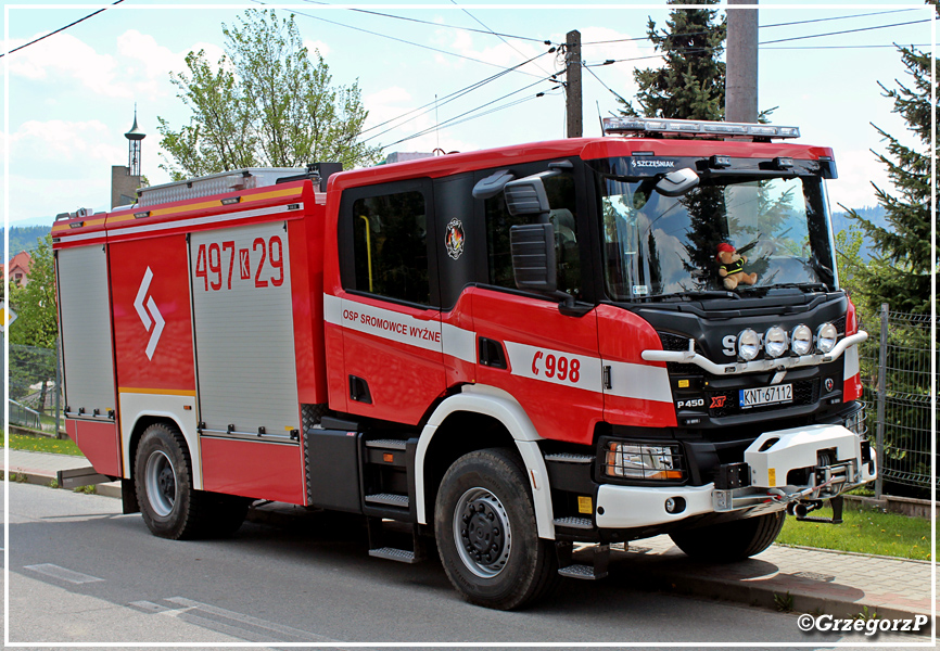 497[K]29 - GCBA 7,7/40 Scania P450/Szczęśniak - OSP Sromowce Wyżne