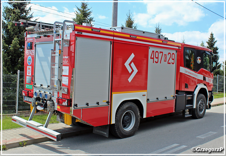 497[K]29* - GCBA 7,7/40 Scania P450/SzczÄ™Å›niak - OSP Sromowce WyÅ¼ne