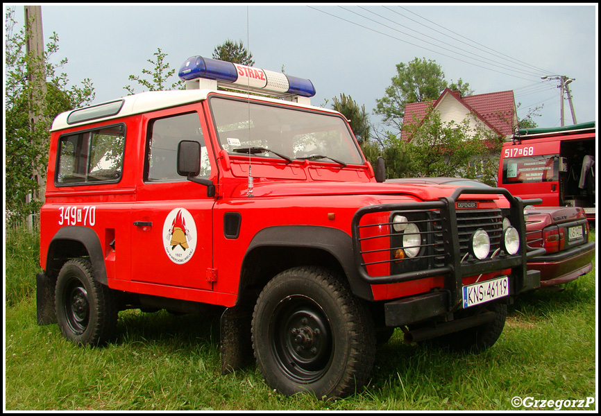 349[K]70 - SLRr Land Rover Defender 90 - OSP Wierchomla Wielka