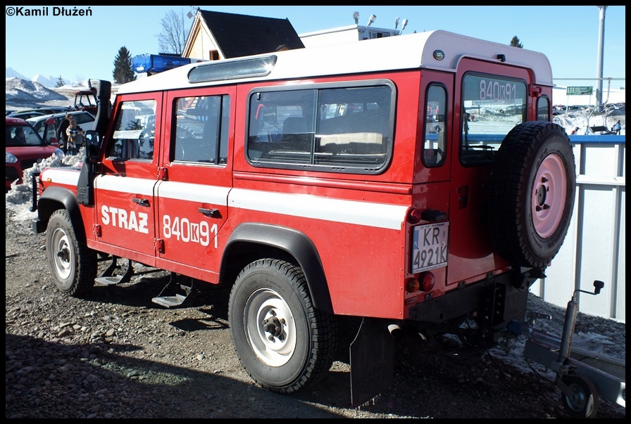 840[K]91 - SLRr Land Rover Defender 110 - WOSz PSP Kraków