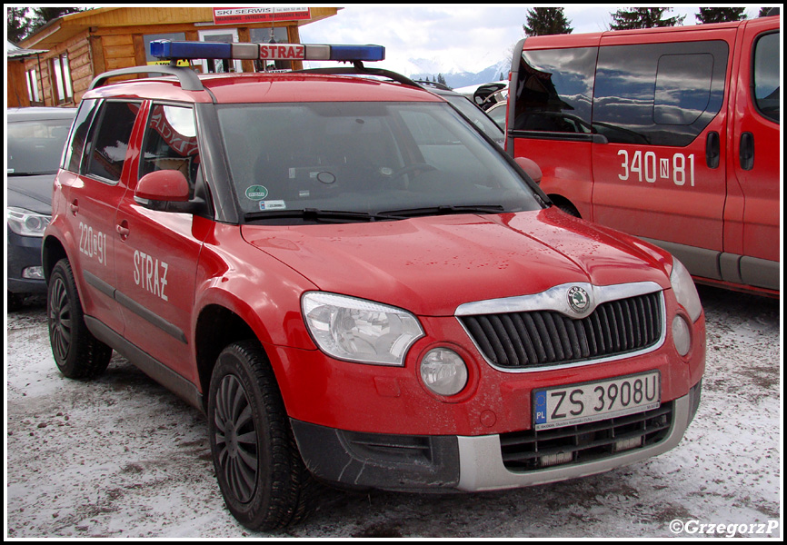 220[Z]91 - SLOp Škoda Yeti - KW PSP Szczecin