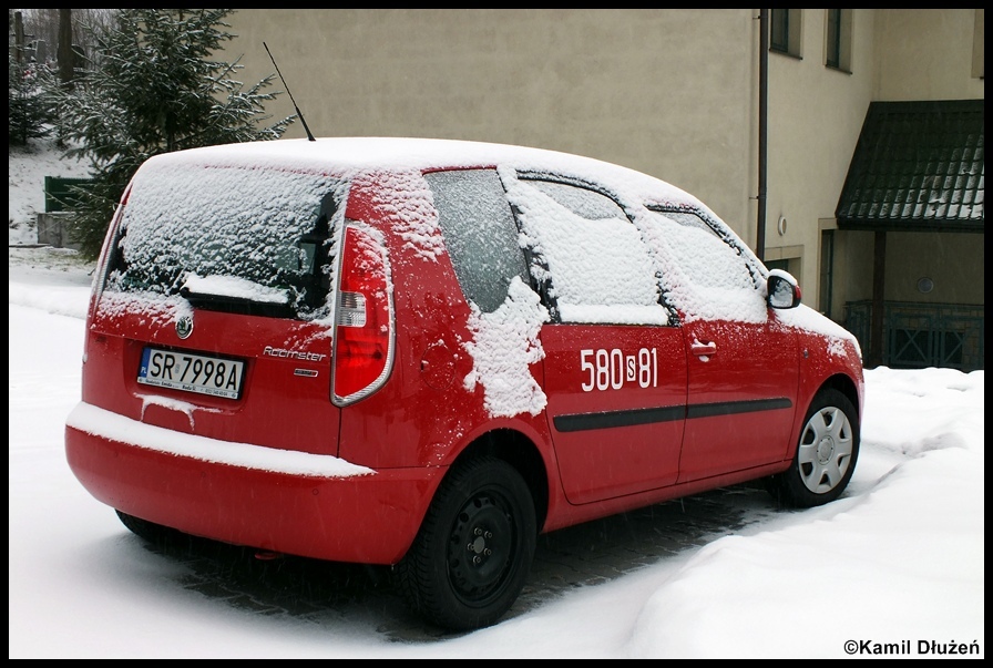 580[S]81 - SLKw Å koda Roomster - KM PSP Rybnik